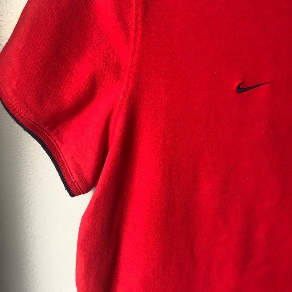 Red Nike Ole Miss polo Shirt Size Large - Picture 8 of 8